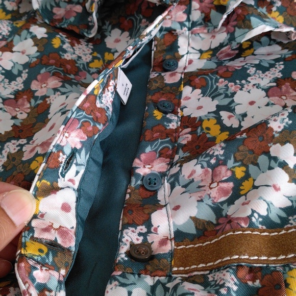 Janie & Jack Girl's Size 5 Paisley Floral Ruffle Sleeveless Button Back … - Picture 12 of 16